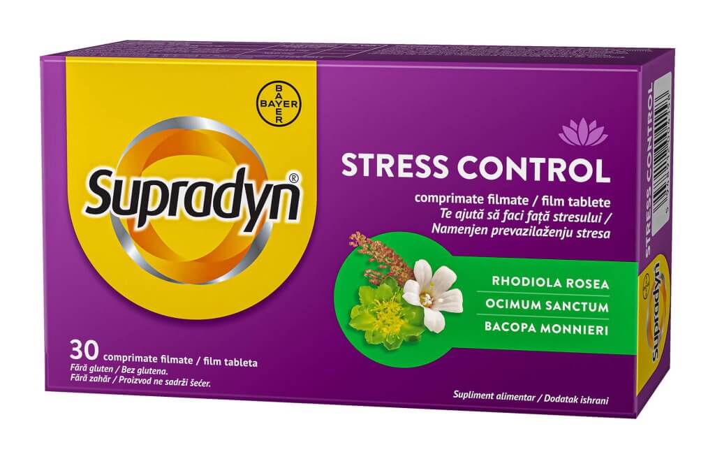 Supradyn Stress Control DREAPTA pacshot PREVIEW aprilie2024